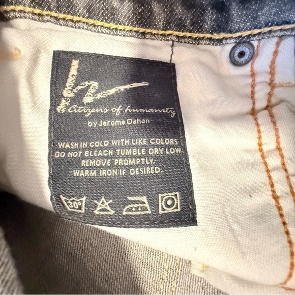 Citizens Of Humanity Gray Flare Wide Leg Jeans Size 27 - Picture 6 of 9